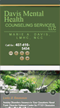 Mobile Screenshot of davismhcounseling.com